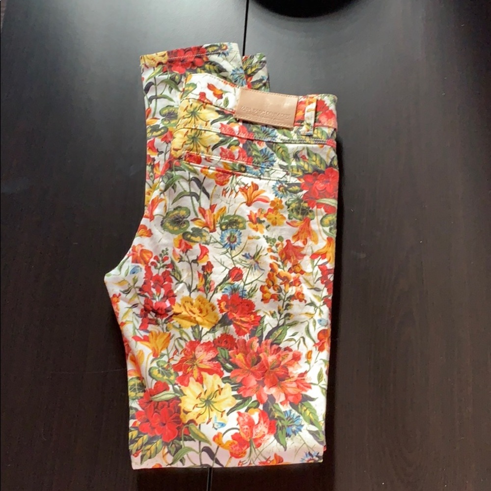 Zara brand floral pant